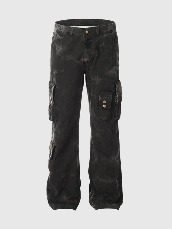 Functional Multi-pocket Cargo Jeans