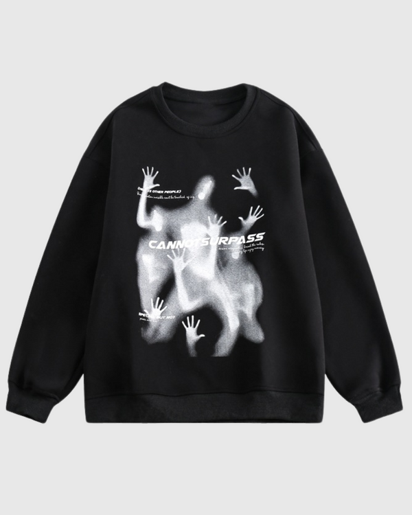 Graffiti Crew Neck Sweatshirt