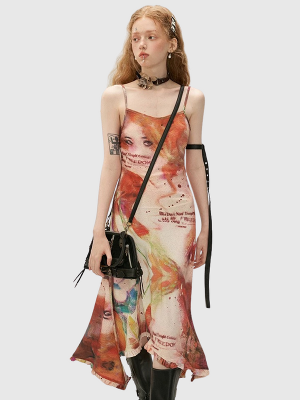 Oil Painting Girl Cami Dress