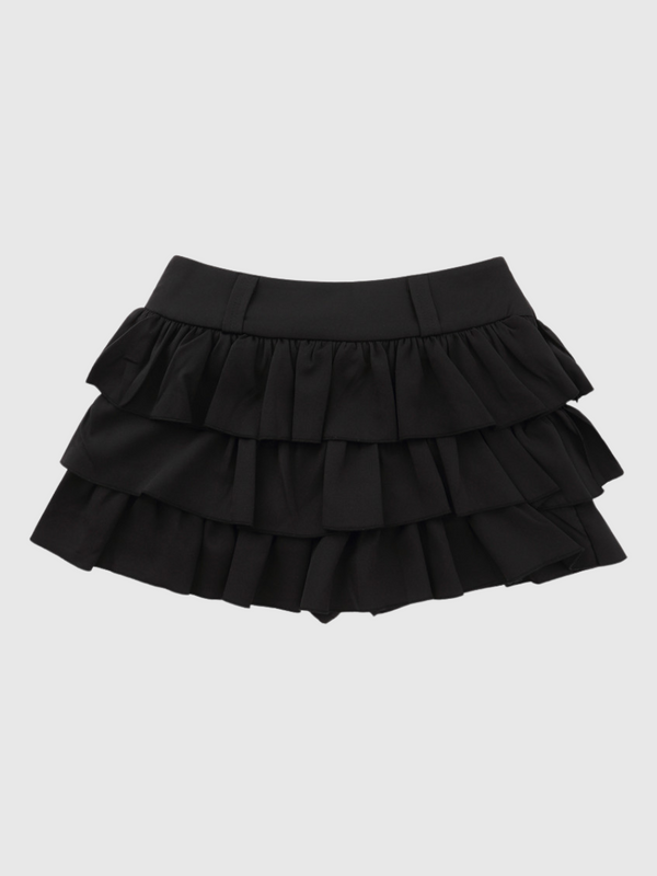 Three-Layer Mini Puff Skirt